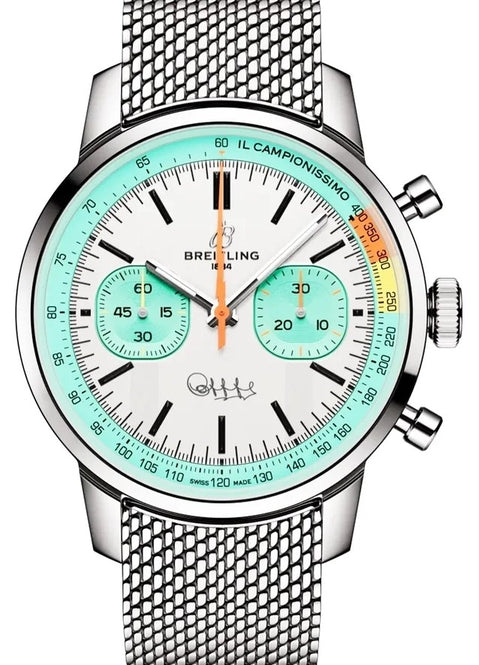 Breitling Top Time Turkusowy 41 mm Stal