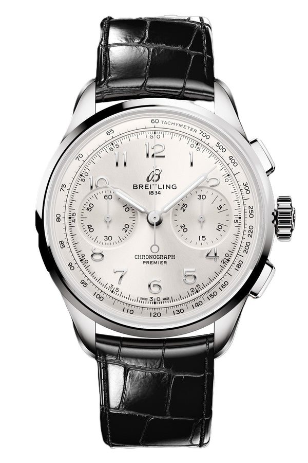 Breitling Premier Srebrny 40mm Stal