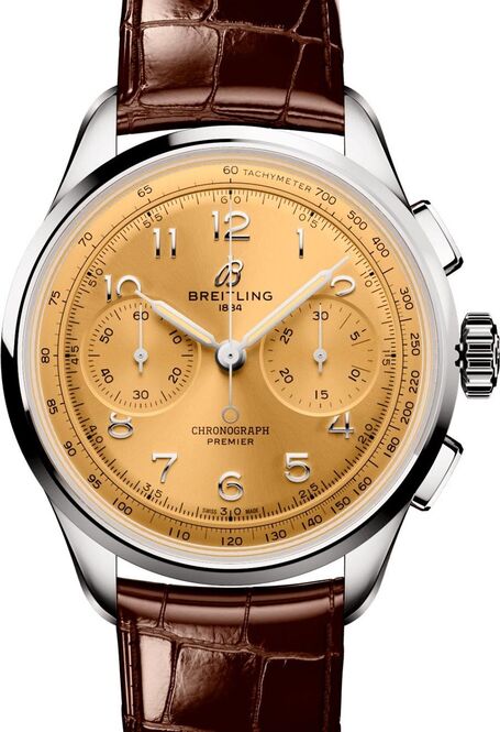 Breitling Premier Szampański 40 mm Stal