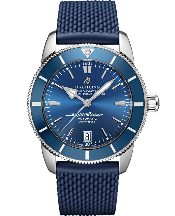 Breitling Superocean Heritage II Niebieski 42 mm Stal