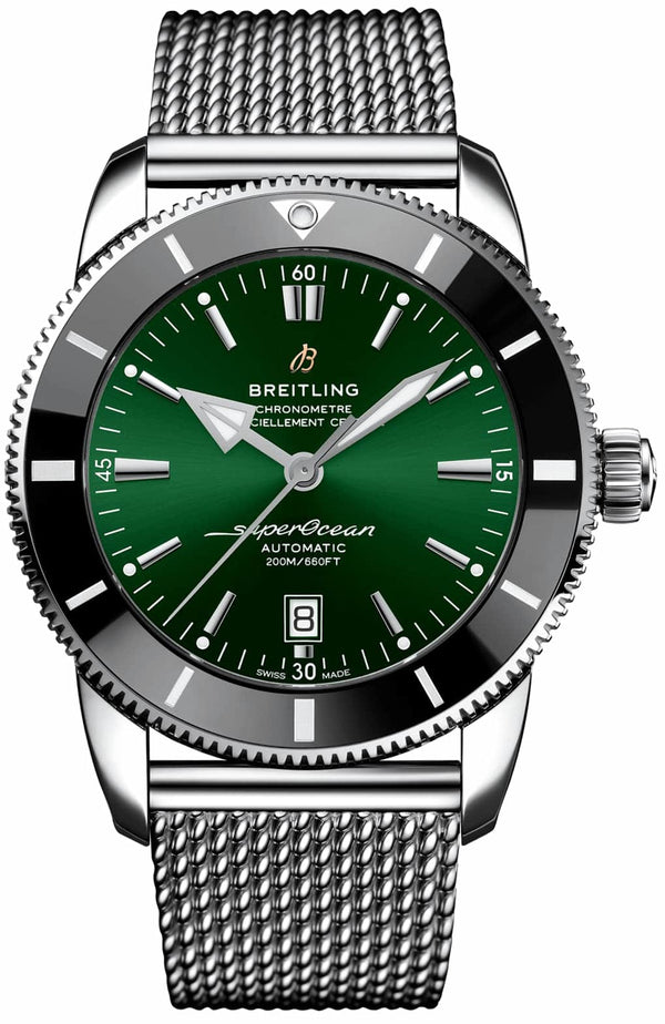 Breitling Superocean Heritage Zielony 46mm Stal