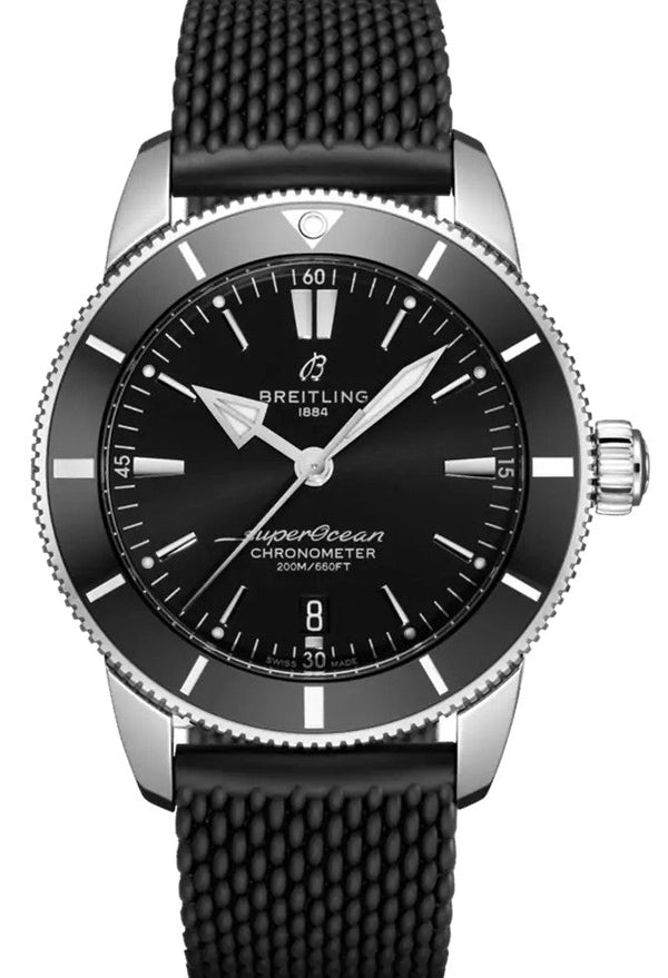 Breitling Superocean Heritage Czarny 44mm Stal