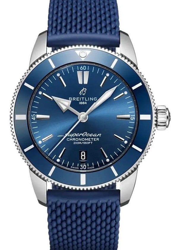 Breitling Superocean Heritage Niebieski 44mm Stal