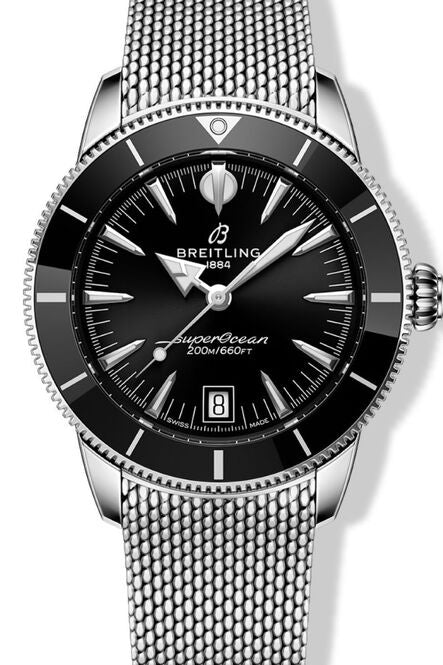 Breitling Superocean Heritage Czarny 40 mm Stal