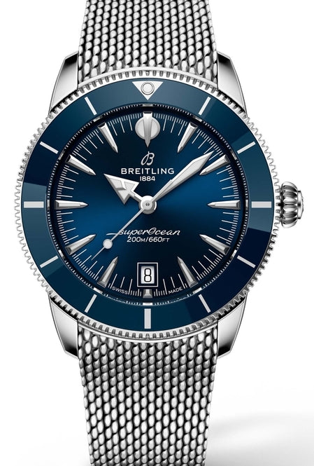 Breitling Superocean Heritage Niebieski 40 mm Stal