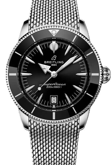 Breitling Superocean Heritage Czarny 40 mm Stal