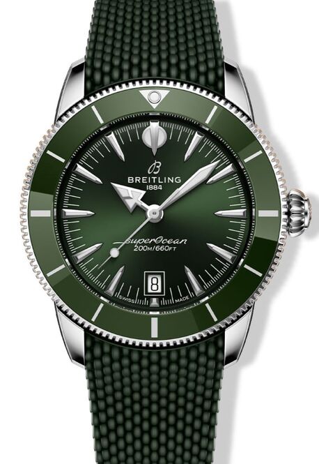 Breitling Superocean Heritage Zielony 42 mm Stal