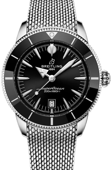 Breitling Superocean Heritage Czarny 44 mm Stal