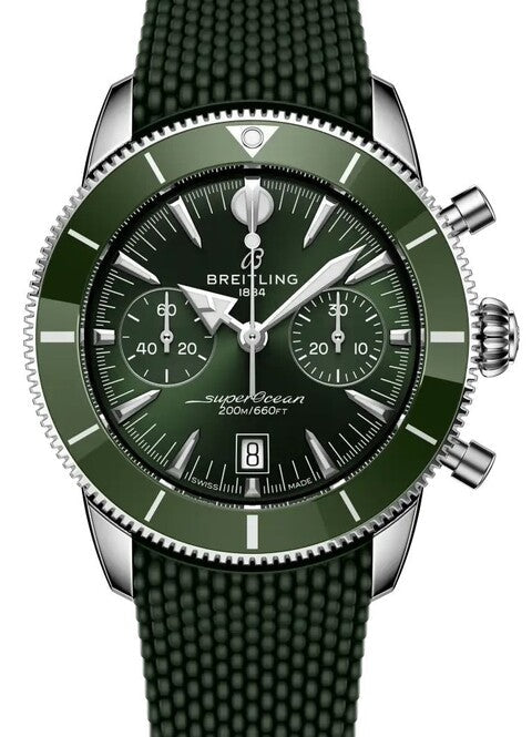 Breitling Superocean Heritage Zielony 44 mm Stal