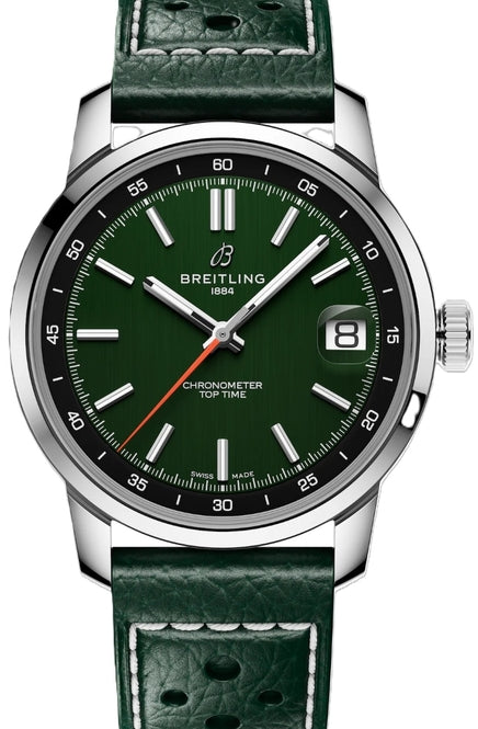 Breitling Top Time Niebieski 38 mm Stal