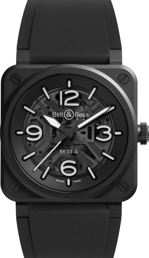 Bell & Ross BR 03 Szkieletowany 41 mm Ceramika