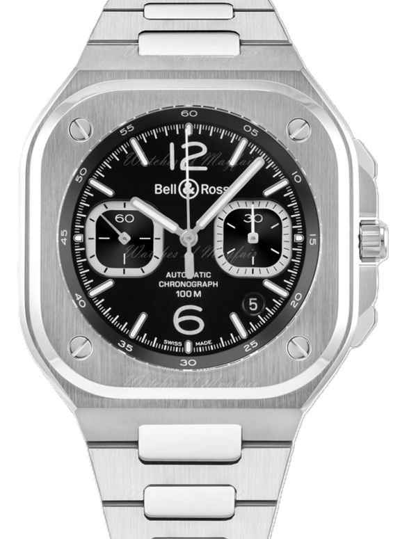 Bell & Ross BR 05 Czarny 42 mm Stal