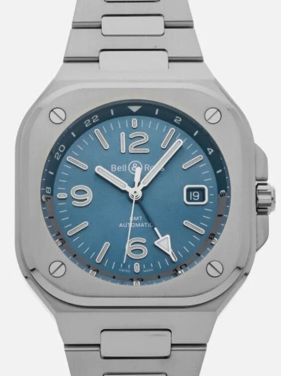 Bell & Ross BR 05 Niebieski 41 mm Stal