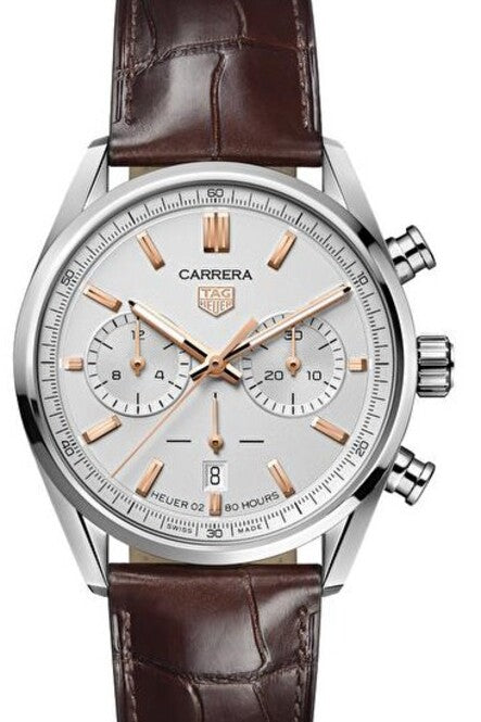 TAG Heuer Carrera Bialy 42 mm Stal