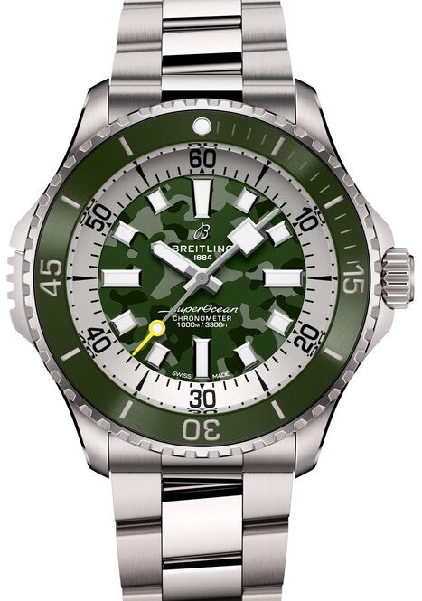 Breitling Superocean Heritage Zielony 46 mm Tytan