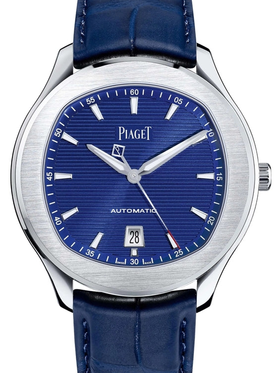 Piaget Polo S Niebieski 42 mm Stal