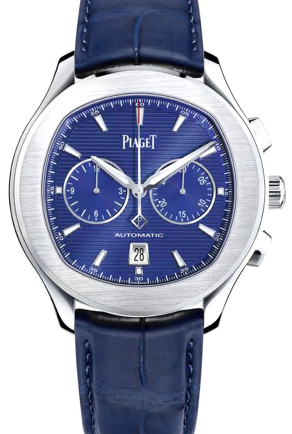 Piaget Polo S Niebieski 42 mm Stal