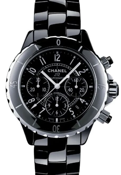 Chanel J12 Czarny 41 mm Ceramika