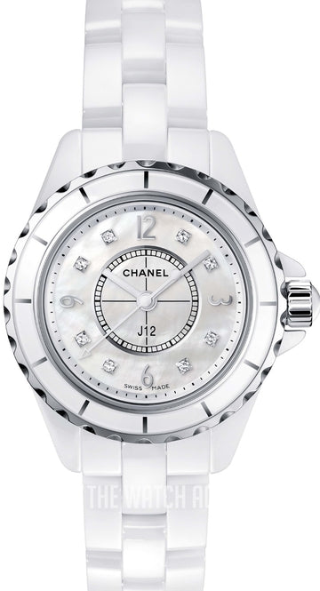 Chanel J12  Biały 29 mm Ceramika