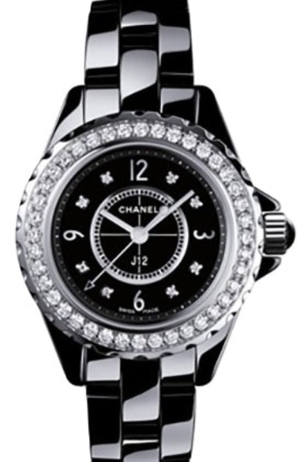 Chanel J12 Czarny 29 mm Ceramika