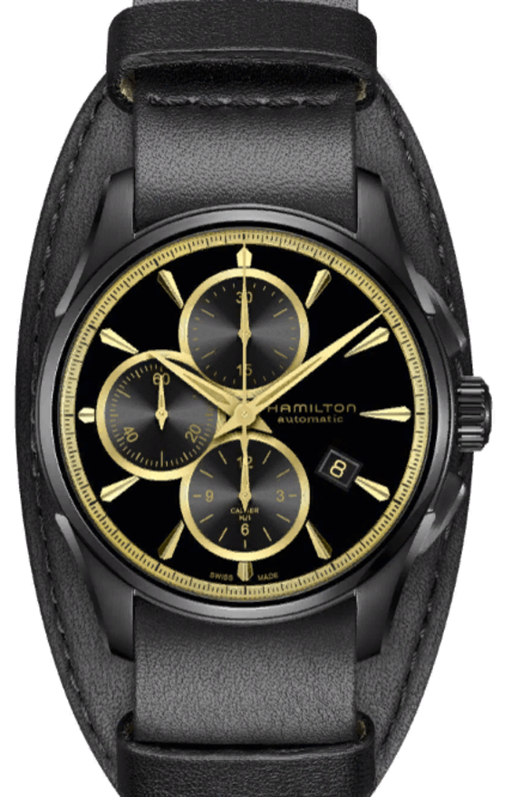 Hamilton Jazzmaster Czarny 42 mm Stal