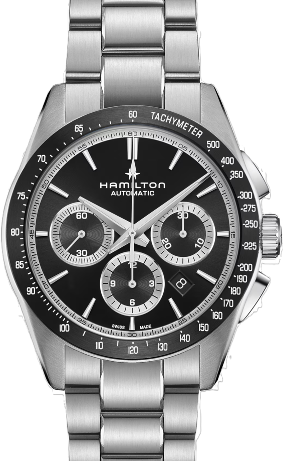 Hamilton Jazzmaster Czarny 42 mm Stal