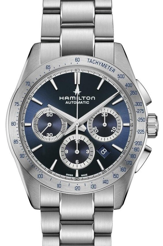 Hamilton Jazzmaster Niebieski 42 mm Stal