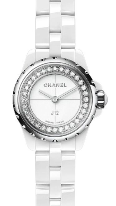 Chanel J12 Biały 19 mm Ceramika