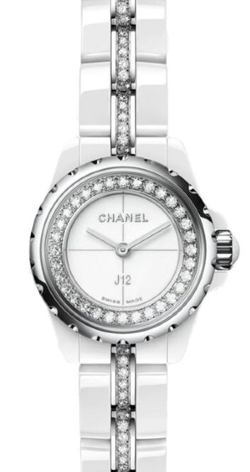 Chanel J12 Biały 19 mm Stal