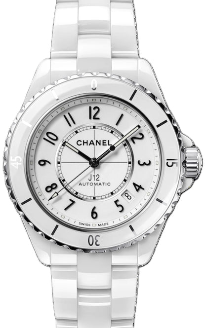Chanel J12 Biały 38 mm Ceramika