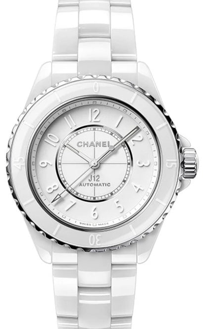 Chanel J12 Phantom Biały 38 mm Ceramika