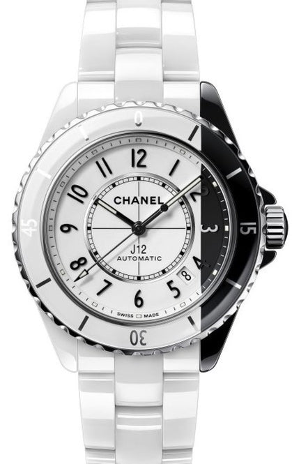 Chanel J12 Paradox Biały 38 mm Ceramika