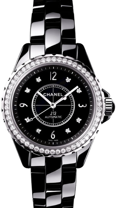 Chanel J12 Caliber Czarny 38 mm Ceramika