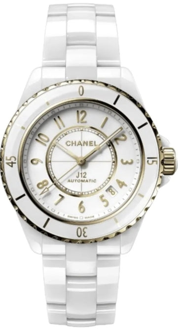 Chanel J12 Caliber Biały 38 mm Ceramika