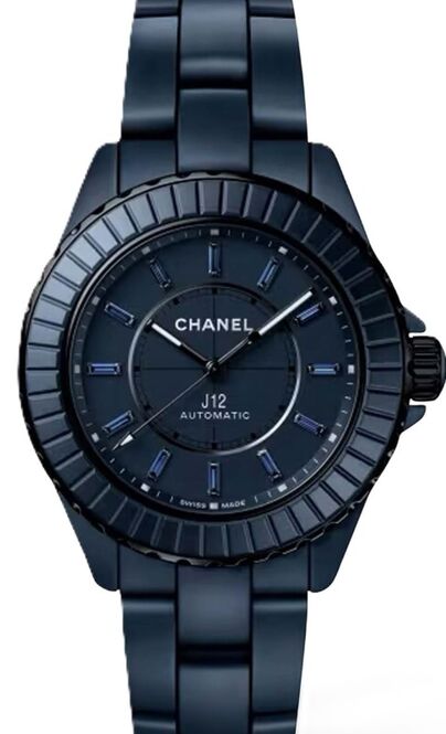 Chanel J12 Caliber  Niebieski 33 mm Stal