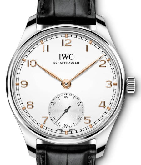 IWC Portugieser Srebrny 40,4 mm Stal
