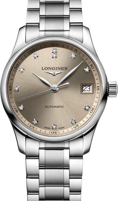 Longines Master Collection Szampański 34 mm Stal