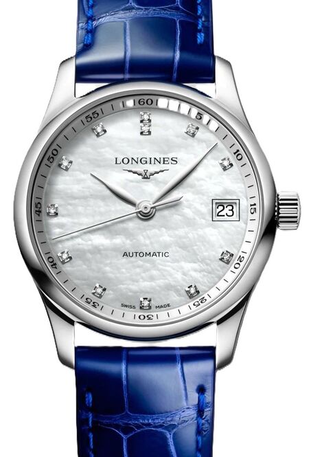 Longines Master Collection Masa perłowa 34 mm Stal