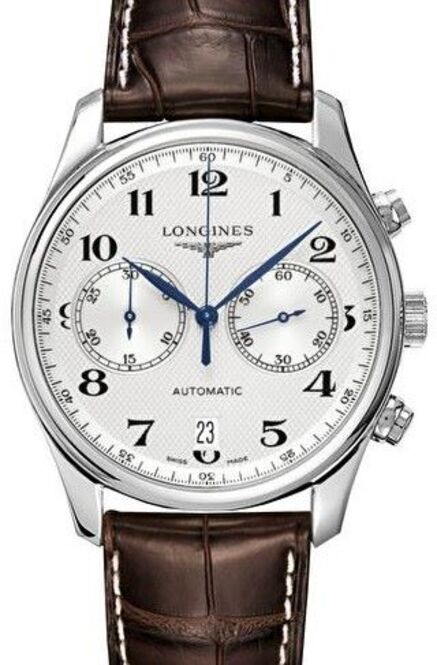 Longines Master Collection Srebrny 40 mm Stal