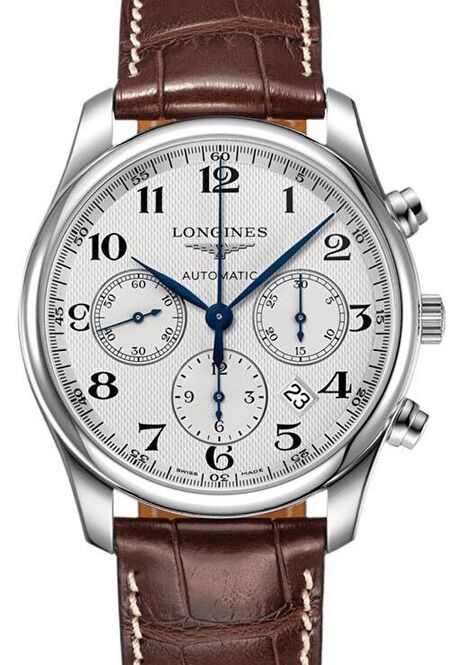 Longines Master Collection Srebrny 42 mm Stal