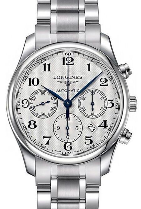 Longines Master Collection Srebrny 42 mm Stal