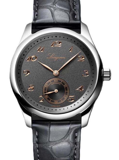 Longines Master Collection Szary 39 mm Stal