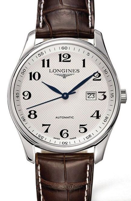 Longines Master Collection Srebrny 42 mm Stal