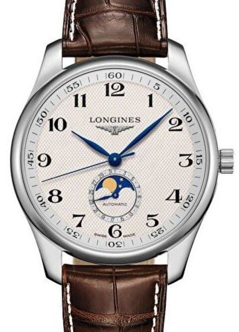 Longines Master Collection Srebrny 42 mm Stal