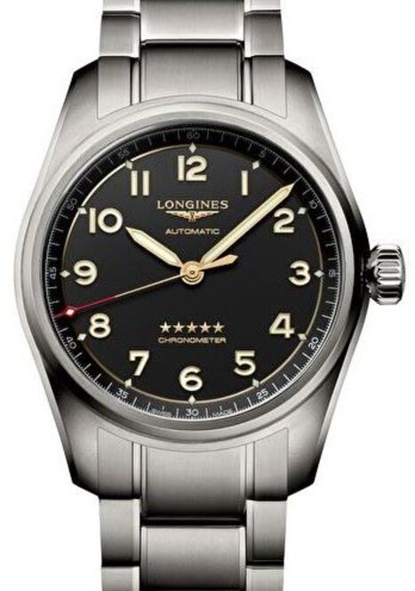 Longines Spirit Szary 40 mm Tytan