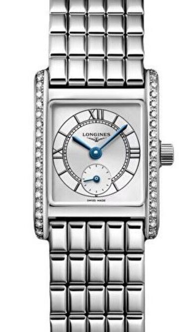 Longines DolceVita Srebrny 21.5 x 29 mm Stal