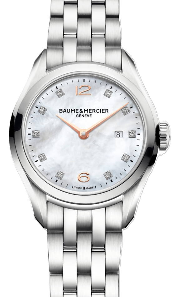 Baume & Mercier Clifton Masa perłowa 30 mm Stal