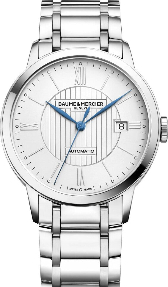 Baume & Mercier Classima Srebrny 40 mm Stal