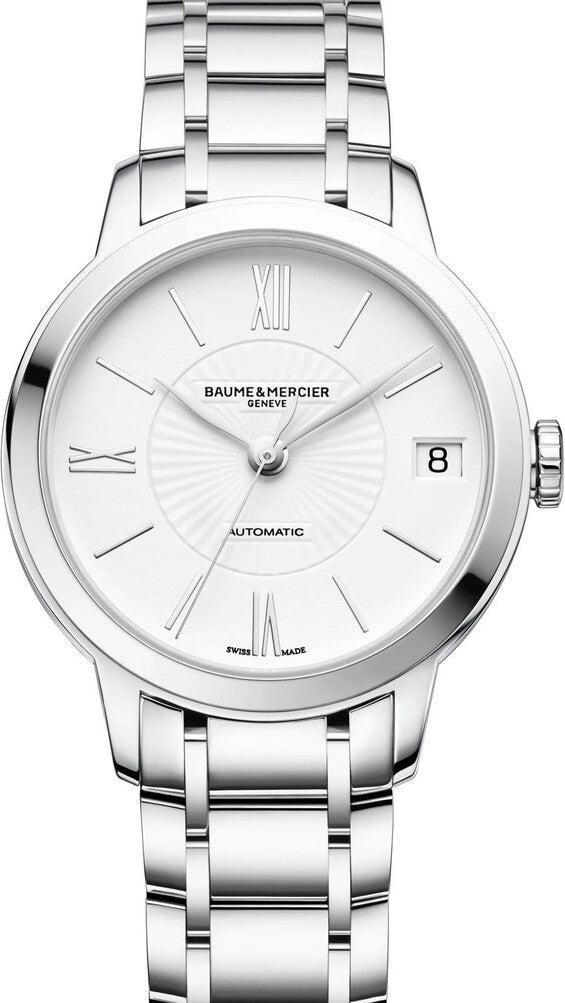 Baume & Mercier Classima Biały 31 mm Stal