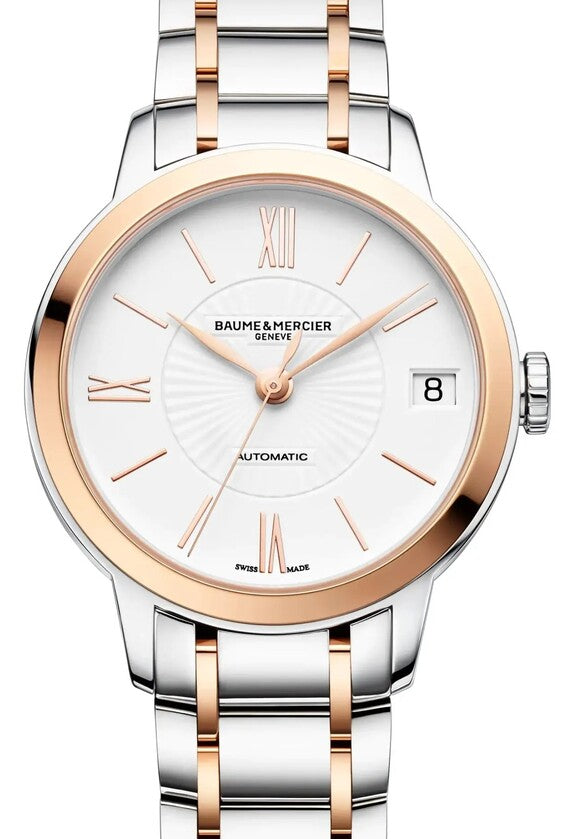 Baume & Mercier Classima Biały 31 mm Stal